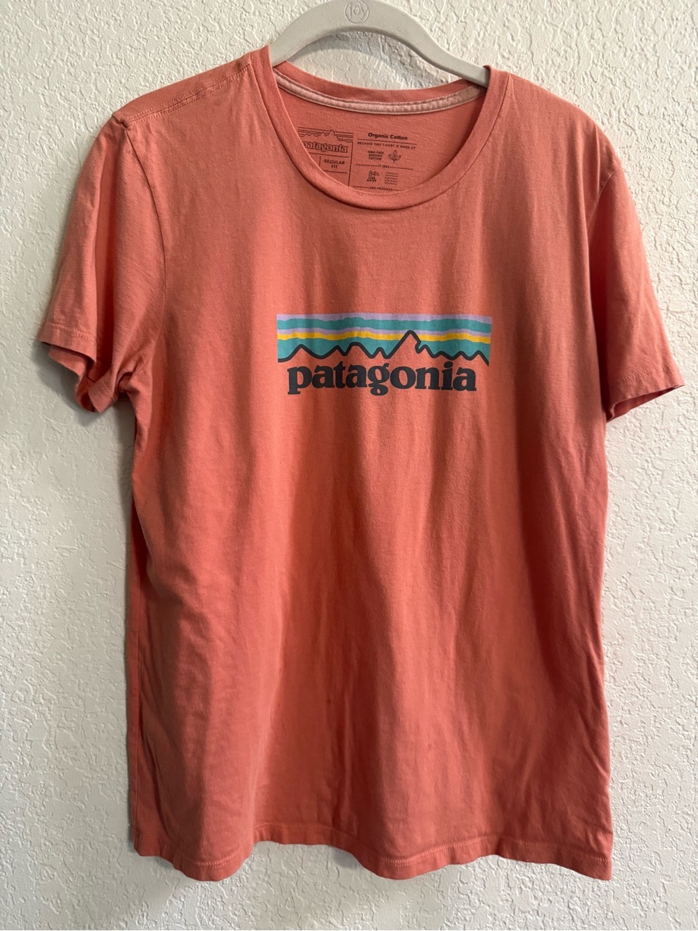 Patagonia Coral Organic Cotton Tee